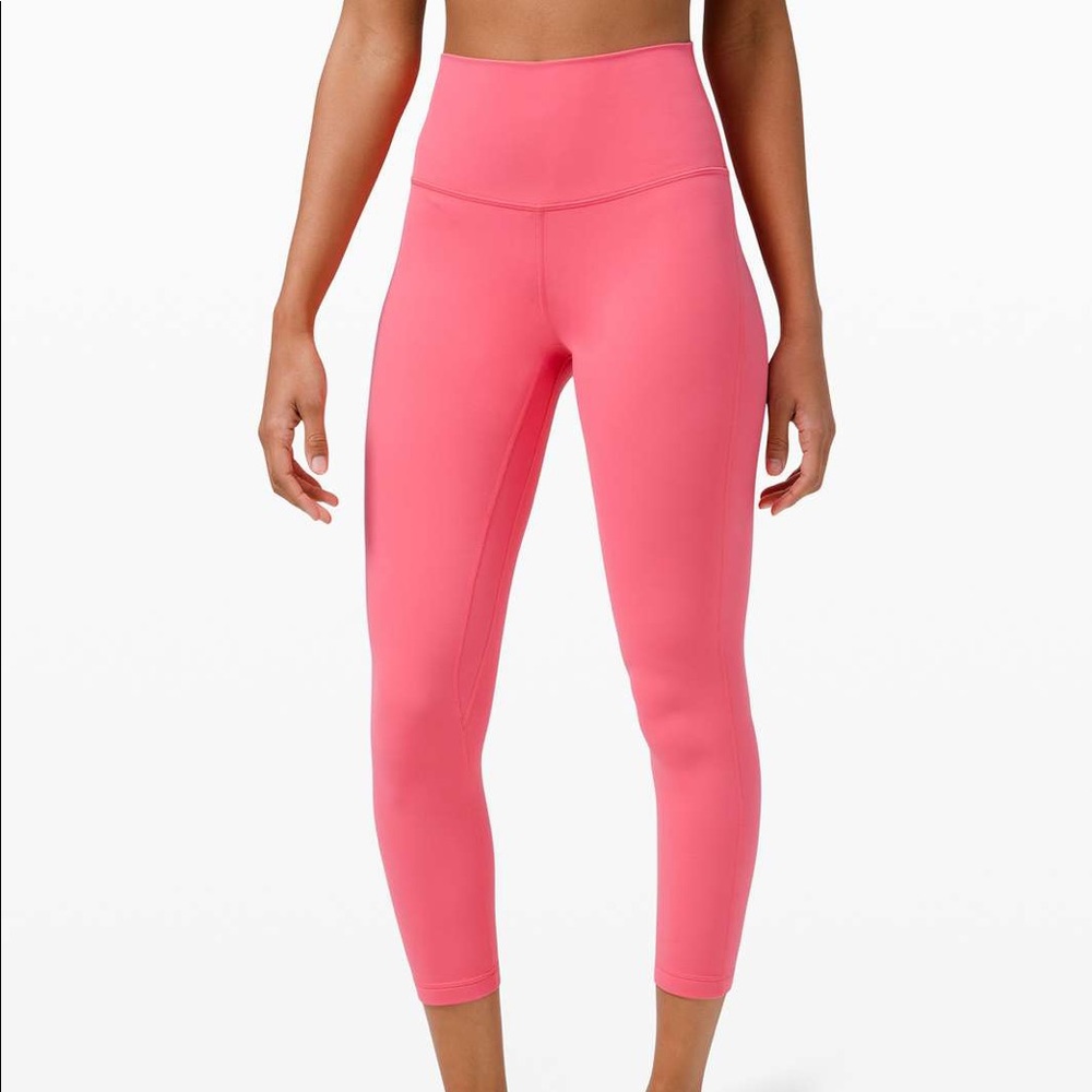 Lululemon guava pink align leggings